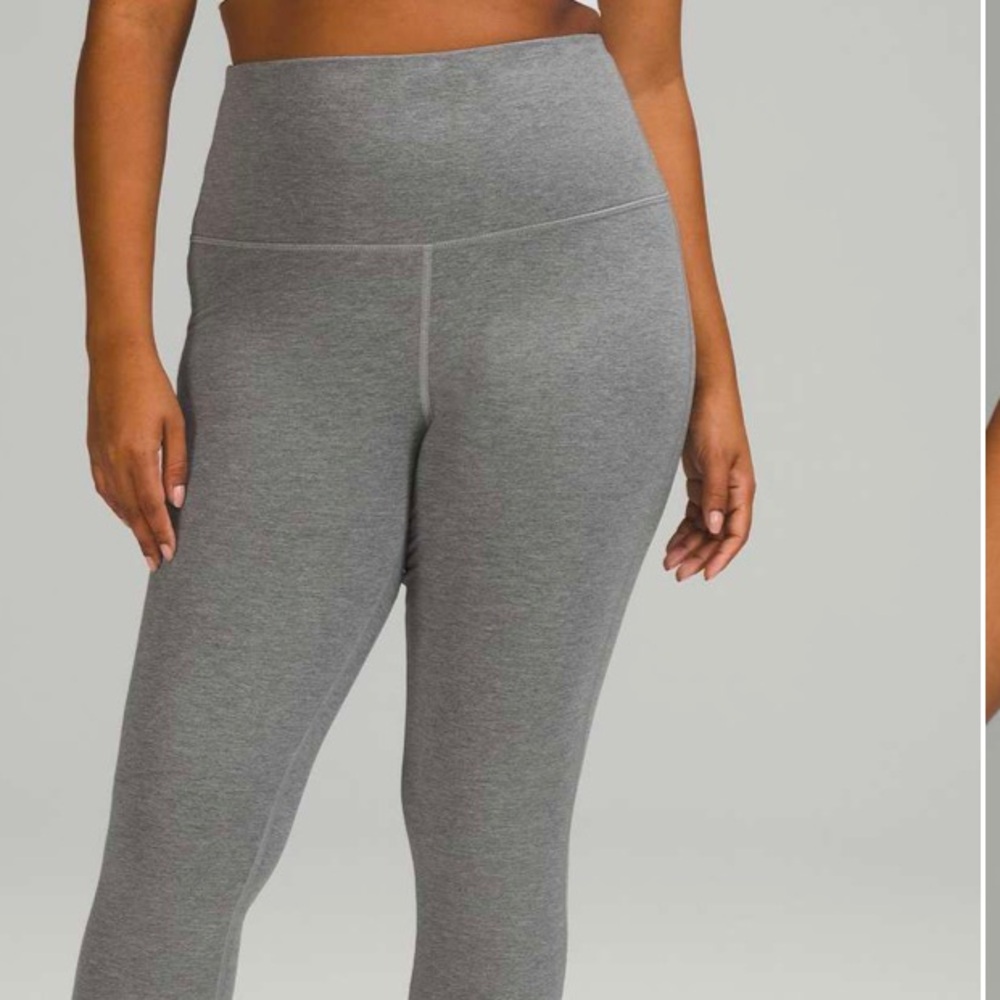 NWT Lululemon Wunder Lounge Super-High-Rise Tight 28" Heathered Core Med… - Picture 2 of 10